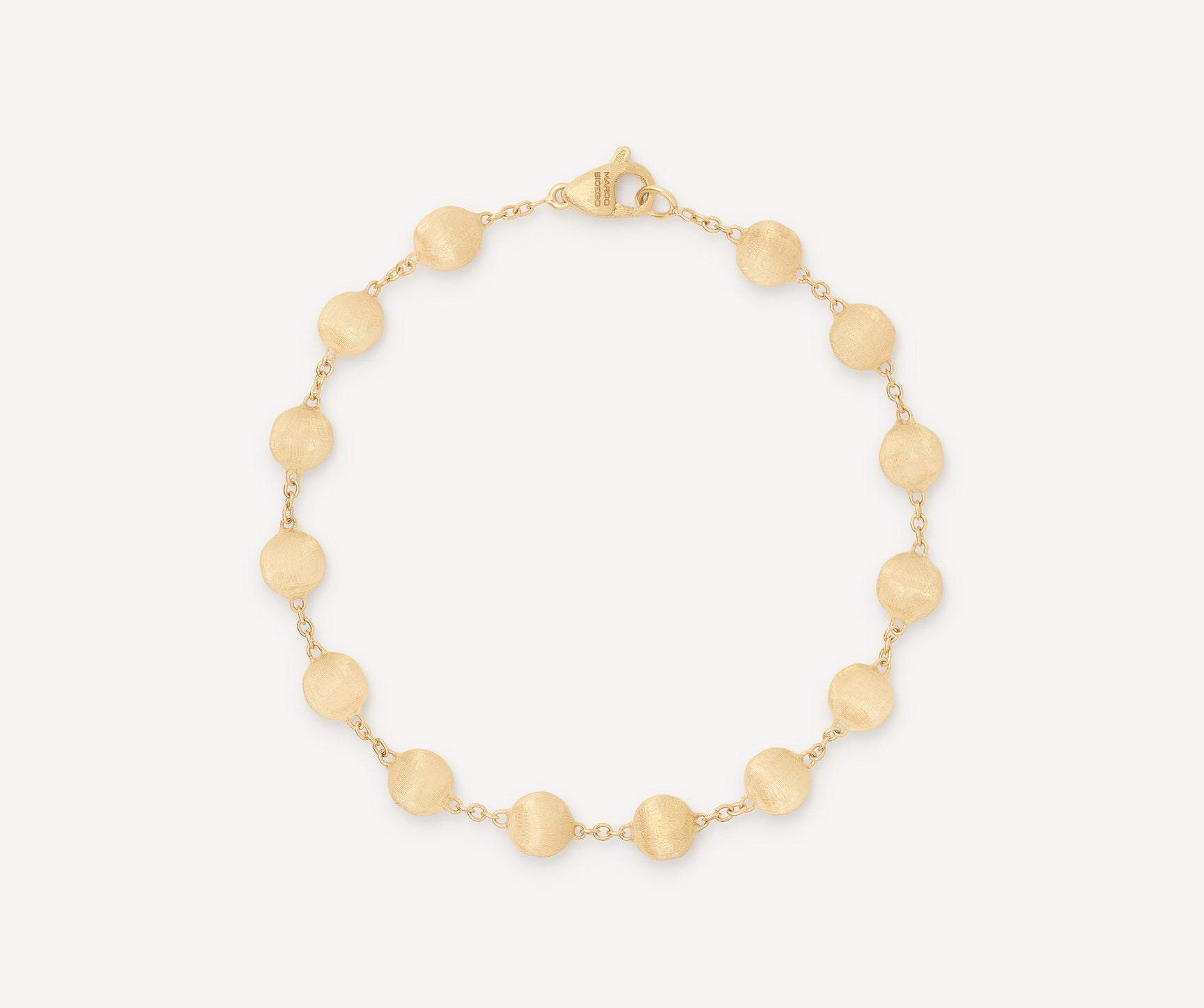 18k Yellow Gold Africa Gold Bead Bracelet By Marco Bicego