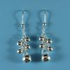 Sterling Silver  Bubble Earrings By Pd Collection