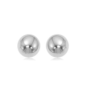 Sterling Silver Ball Stud Earrings