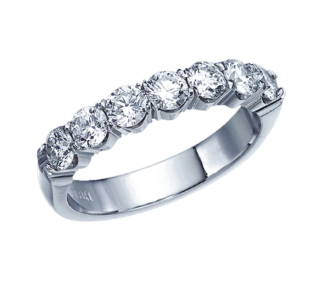 Romanza 14K White Gold Diamond Anniversary Band