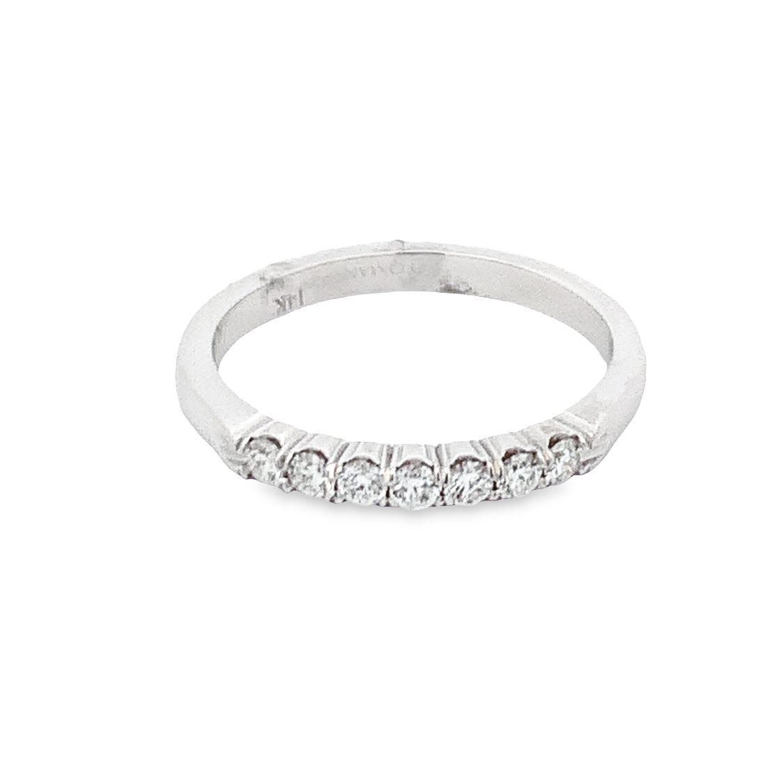 Romanza 14K White Gold Diamond Anniversary Band