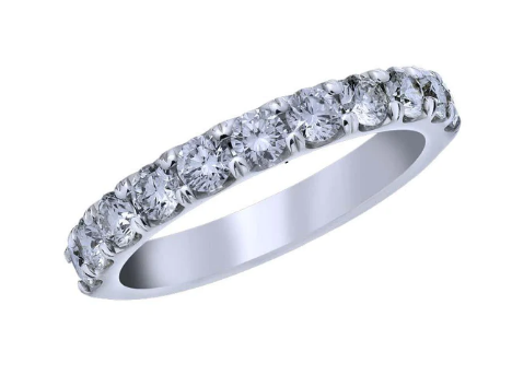 Romanza 14K White Gold Diamond Anniversary Band