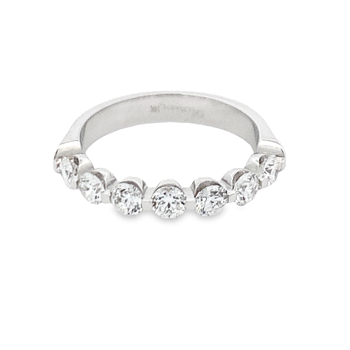 Romanza 14K White Gold Diamond Anniversary Band