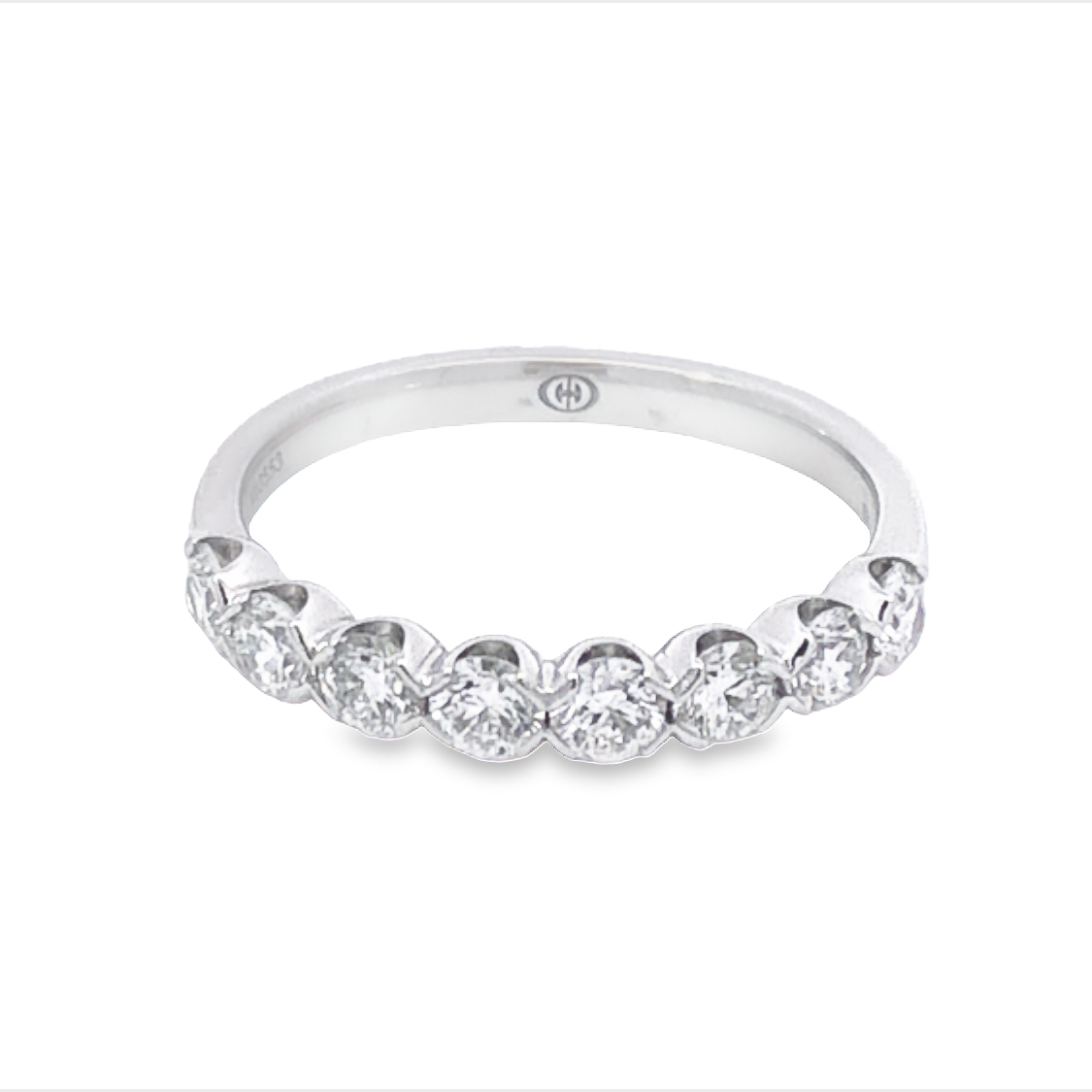 Christopher Designs 18K White Gold Anniversary Band