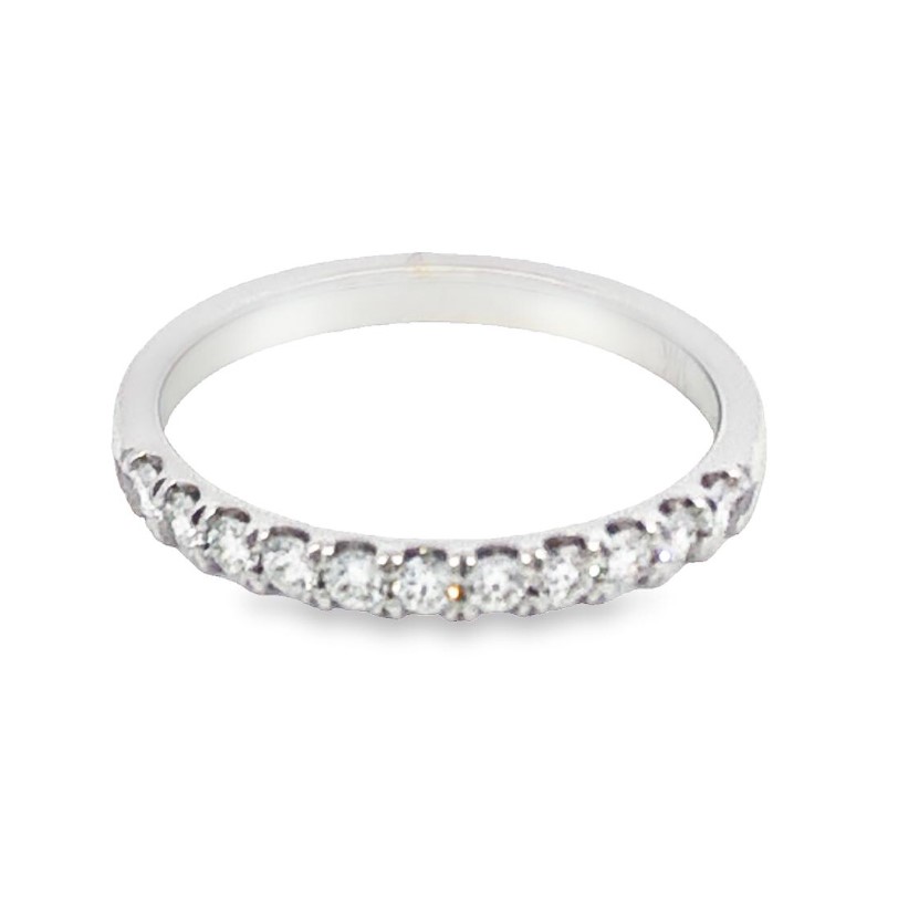 Romanza 14K White Gold Diamond Anniversary Band