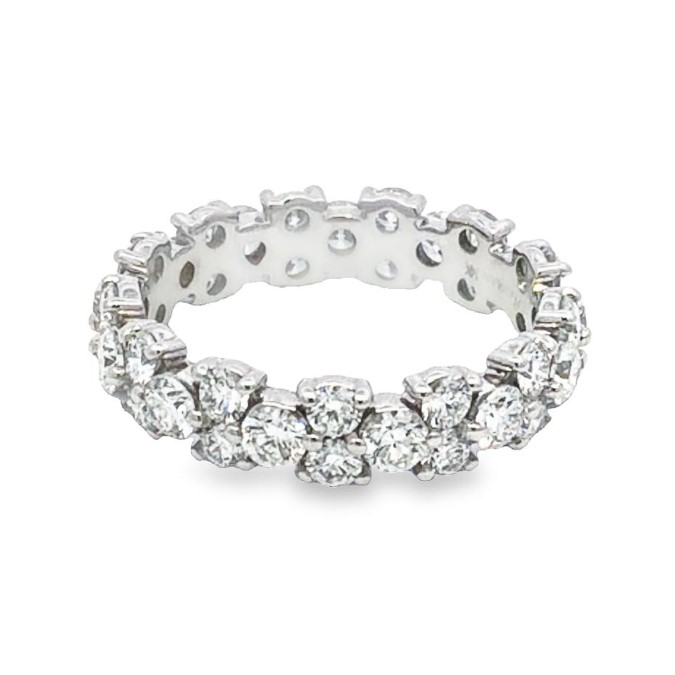 Romanza 14K White Gold Eternity Band