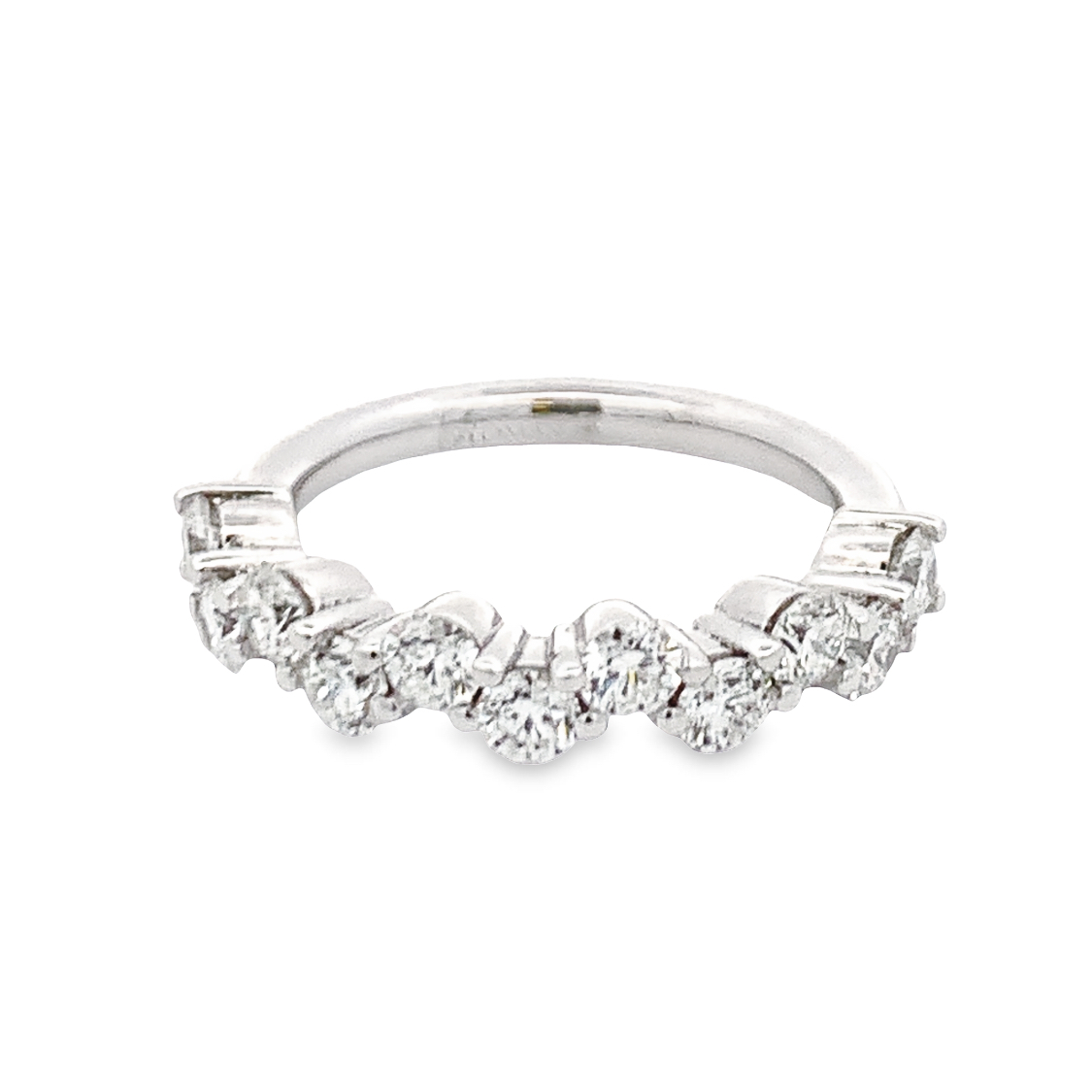 Romanza 14K White Gold Half Anniversary Band