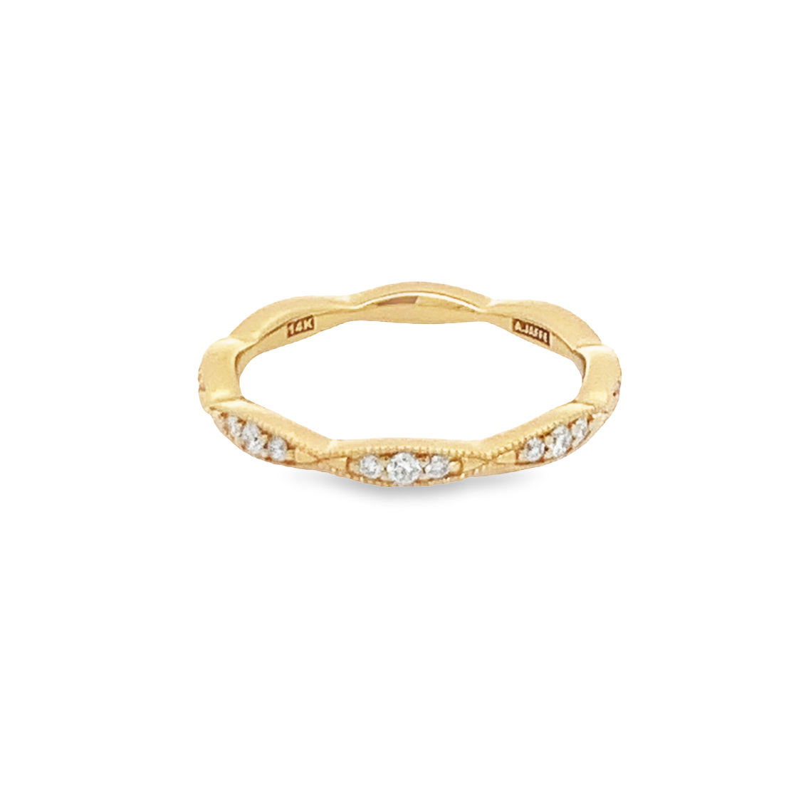 A. Jaffe 14K Yellow Gold Anniversary Band