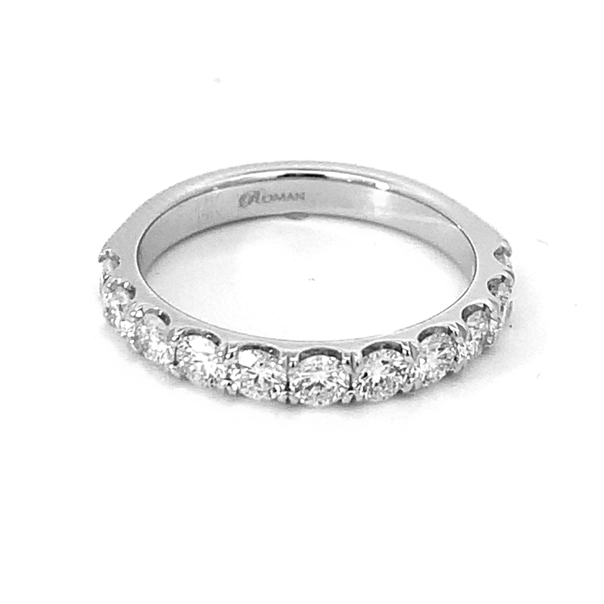 Romanza 14K White Gold Diamond Anniversary Band