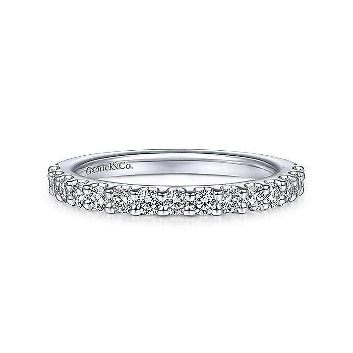 Gabriel & Co. 14K White Gold Anniversary Band