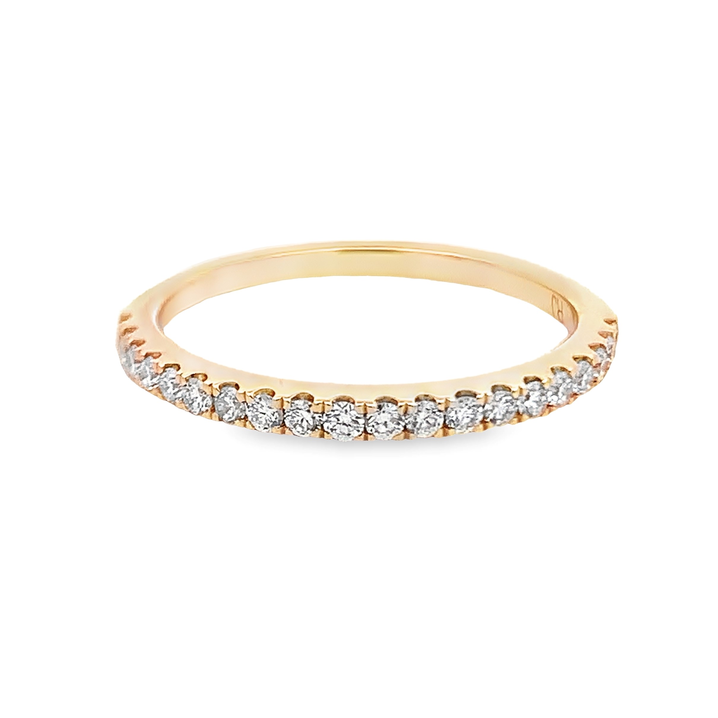 14K Yellow Gold Diamond Anniversary Band