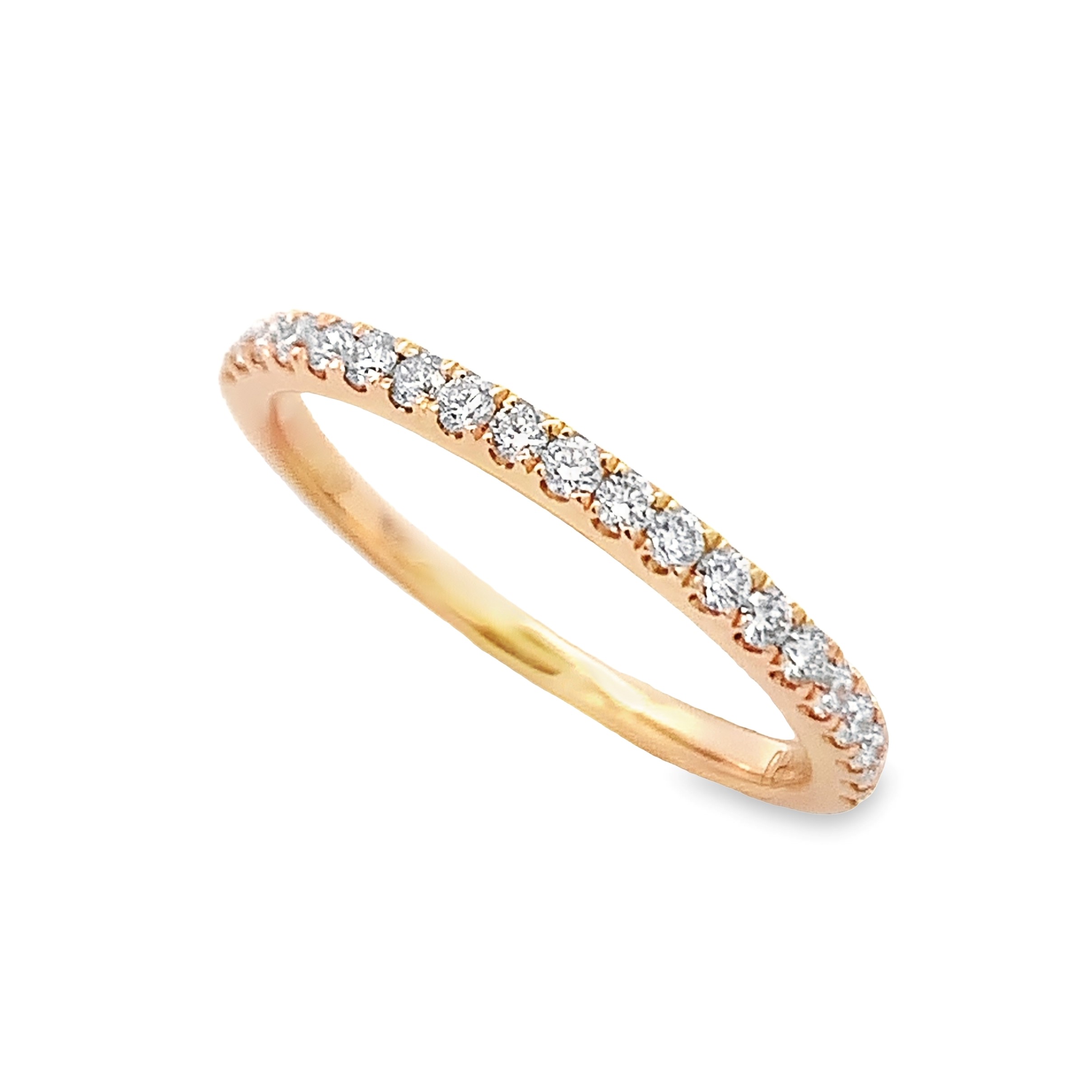 14K Yellow Gold Diamond Anniversary Band