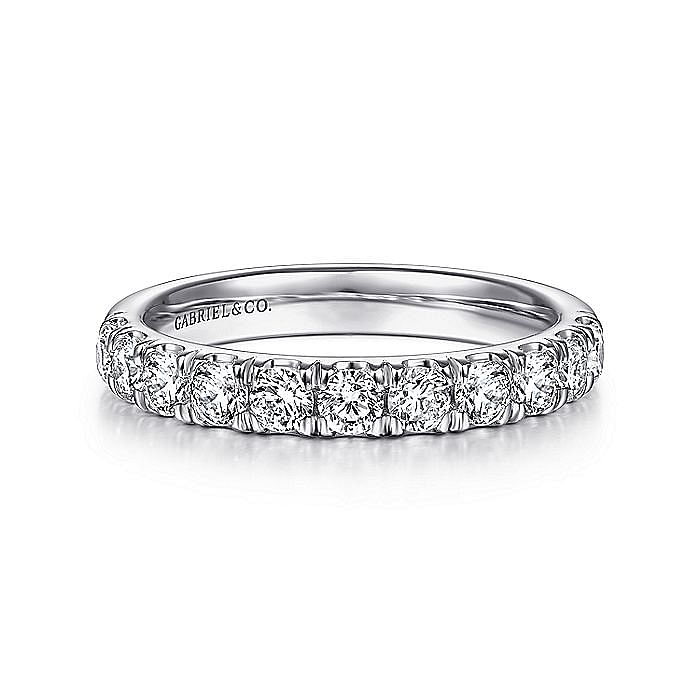 Gabriel & Co. 14K White Gold Diamond Anniversary Band