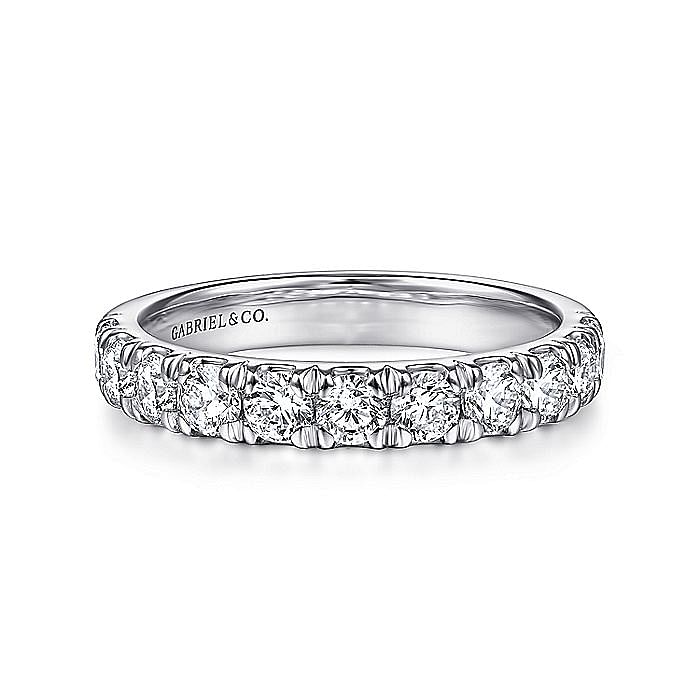 Gabriel & Co. 14K White Gold Diamond Anniversary Band