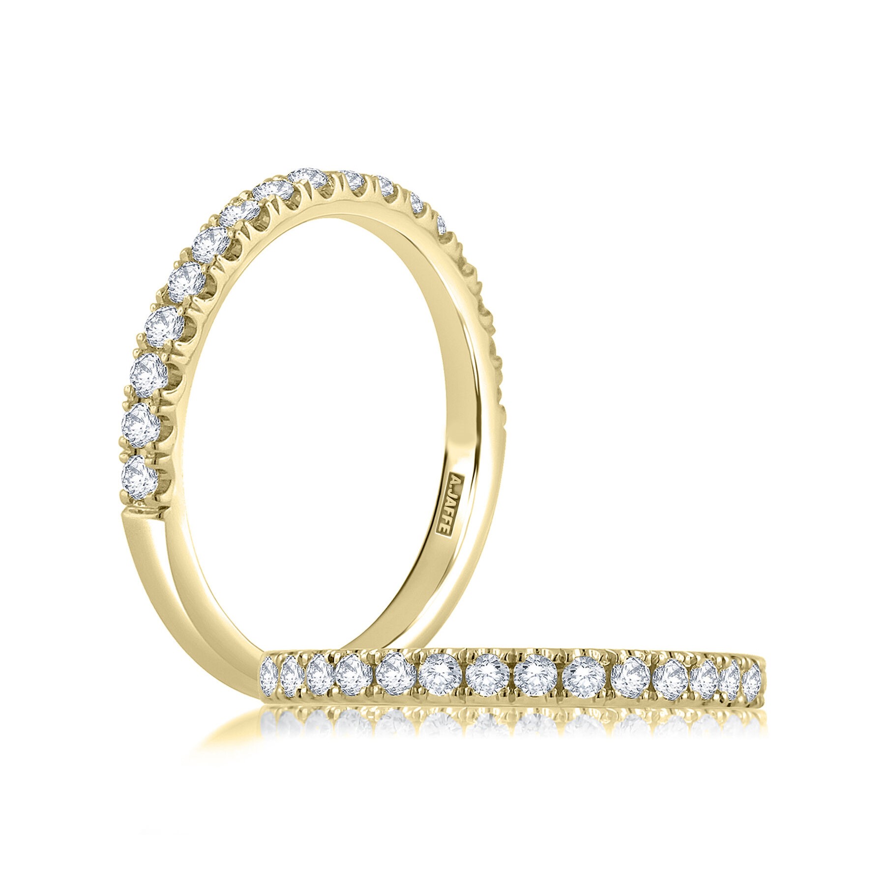 A.Jaffe 14K Yellow Gold Diamond Anniversary Band