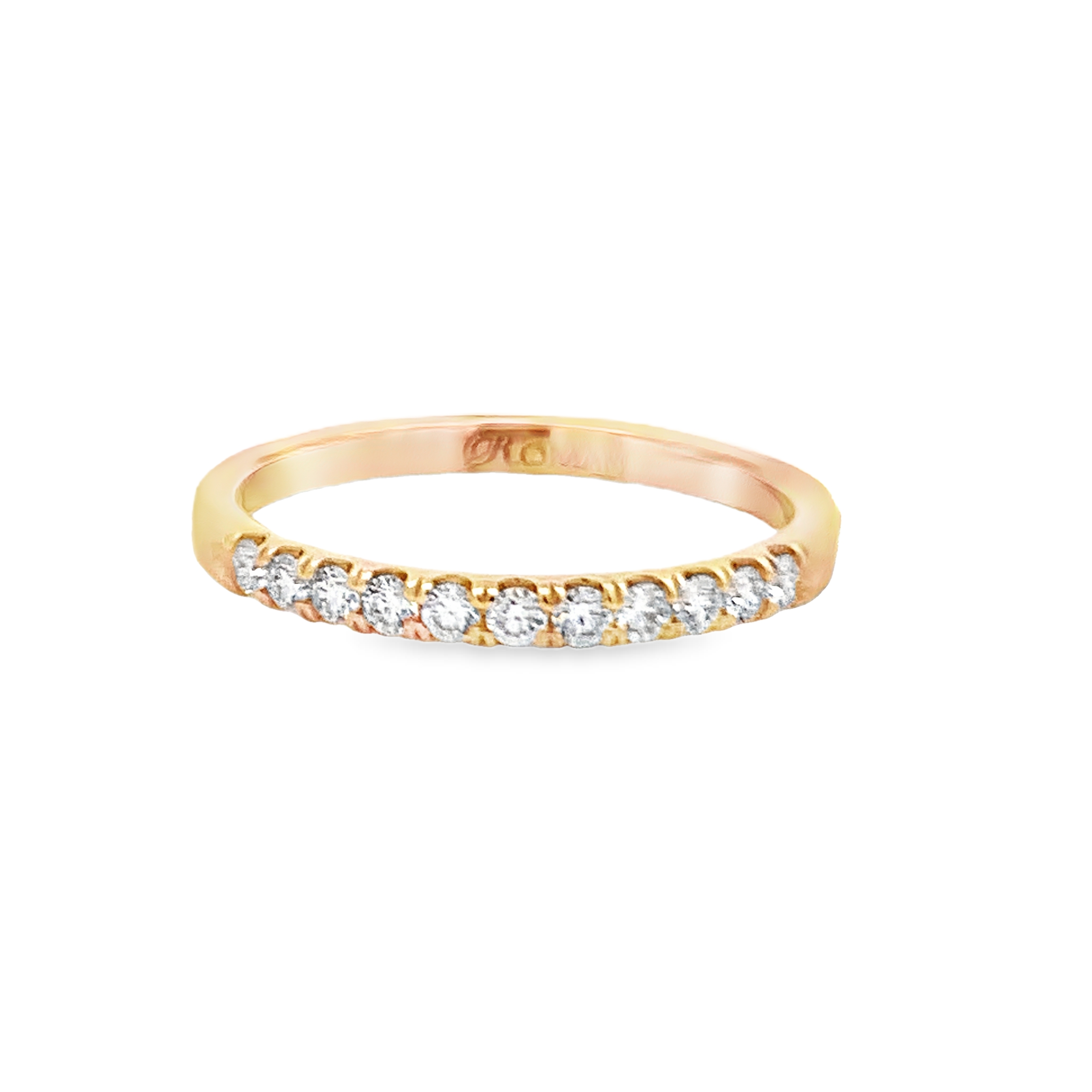 Romanza 14K Yellow Gold Diamond Anniversary Band