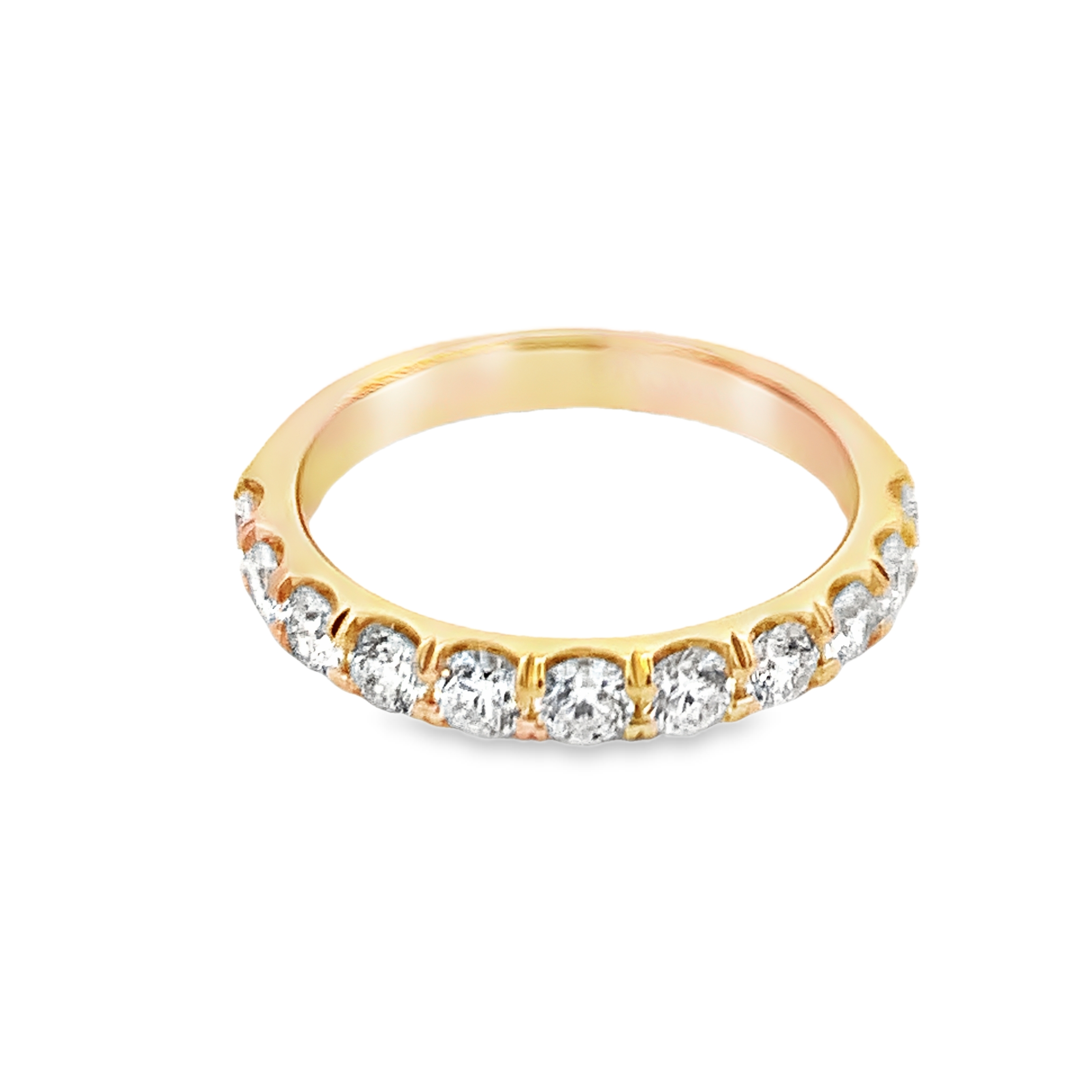 Romanza 14K Yellow Gold Diamond Anniversary Band