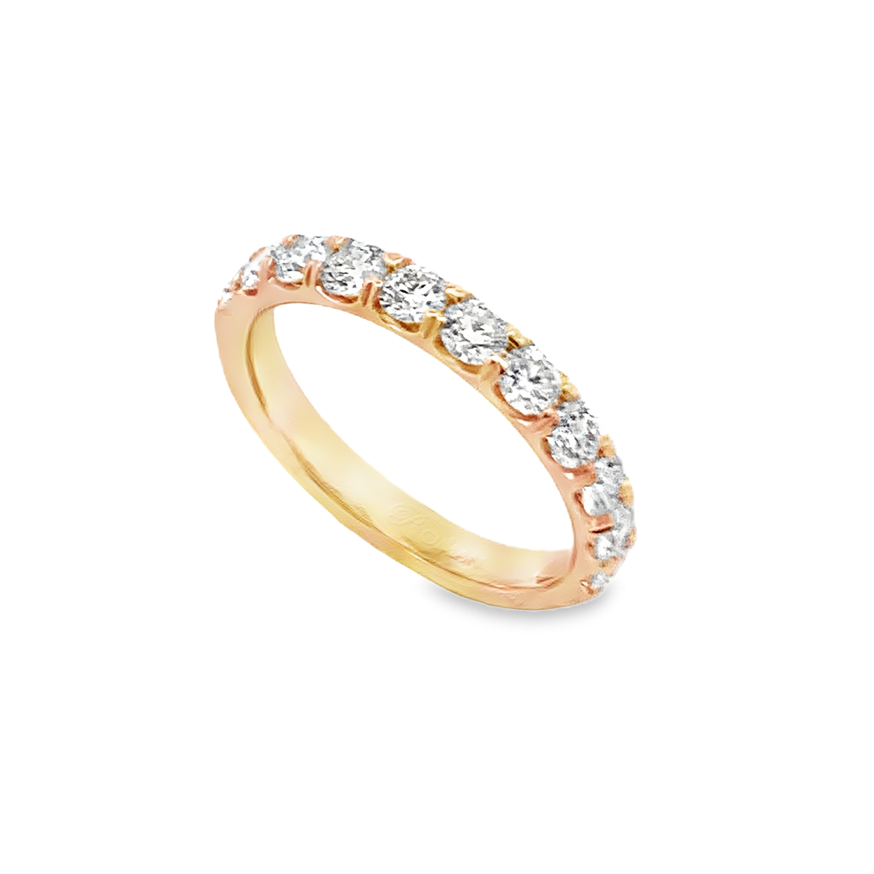 Romanza 14K Yellow Gold Diamond Anniversary Band