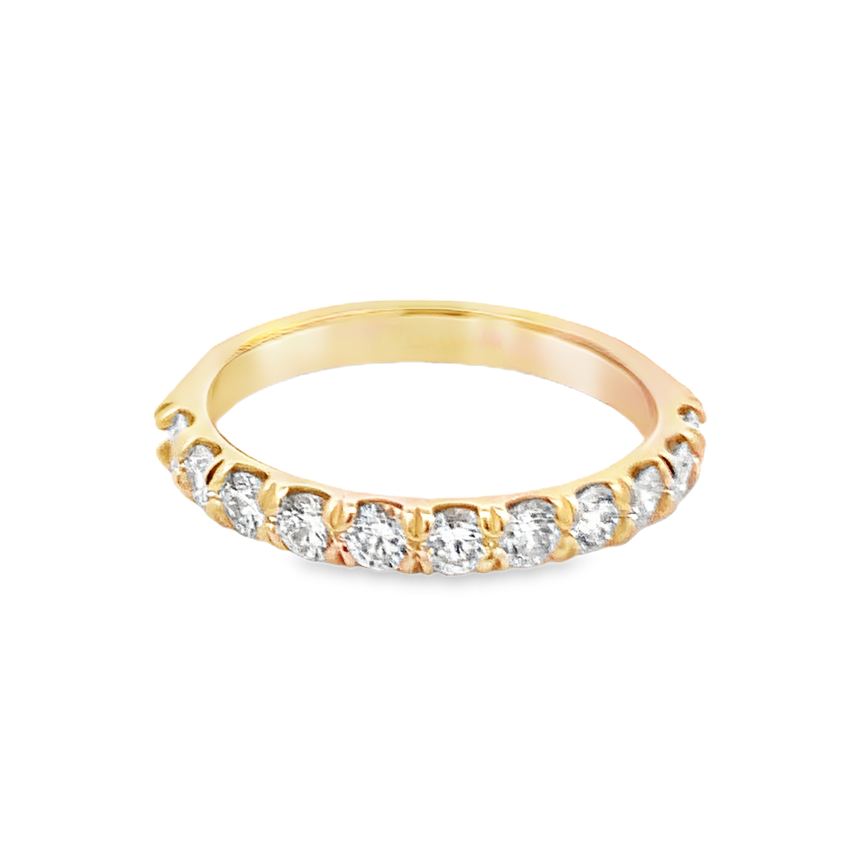 Romanza 14K Yellow Gold Diamond Anniversary Band