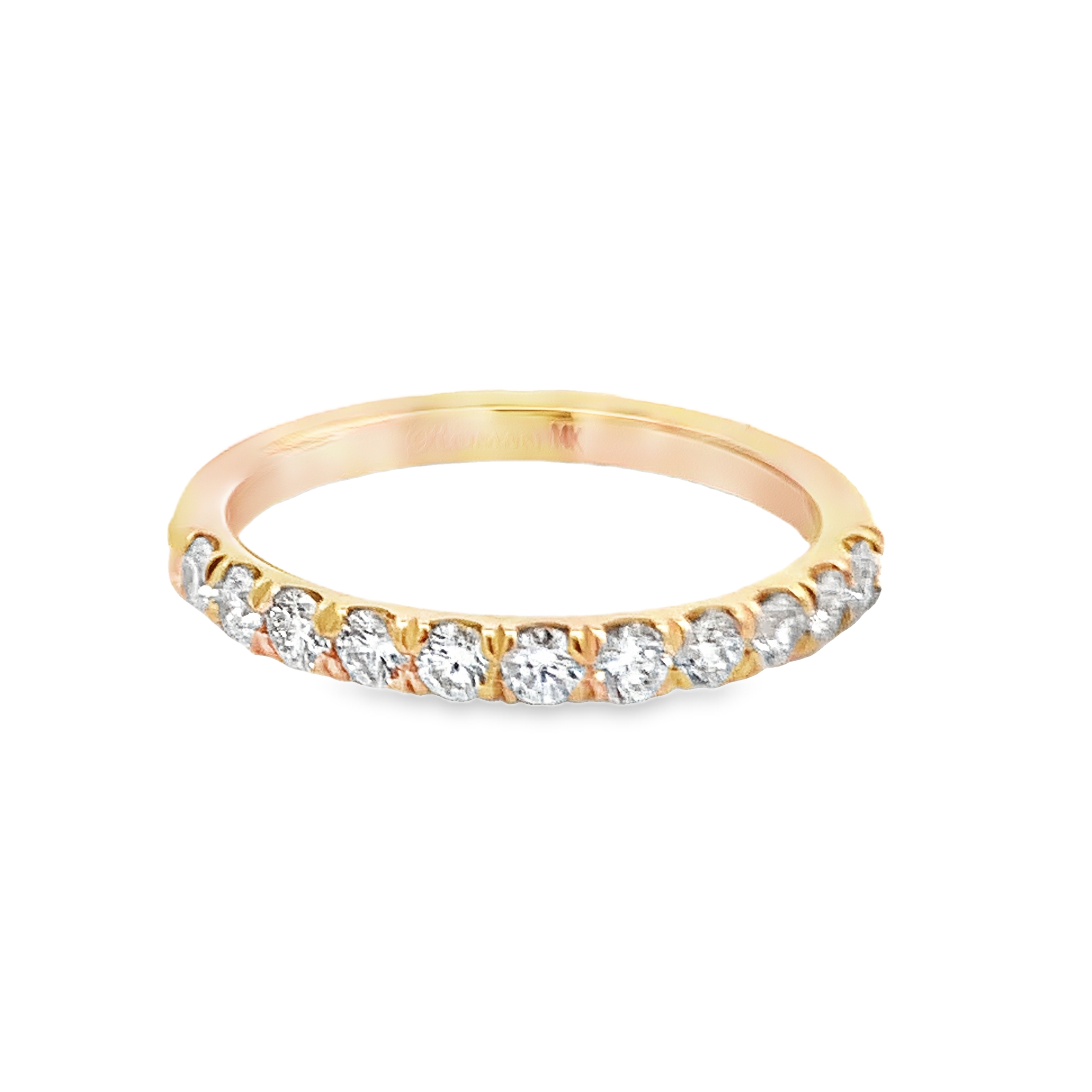 Romanza 14K Yellow Gold Diamond Anniversary Band