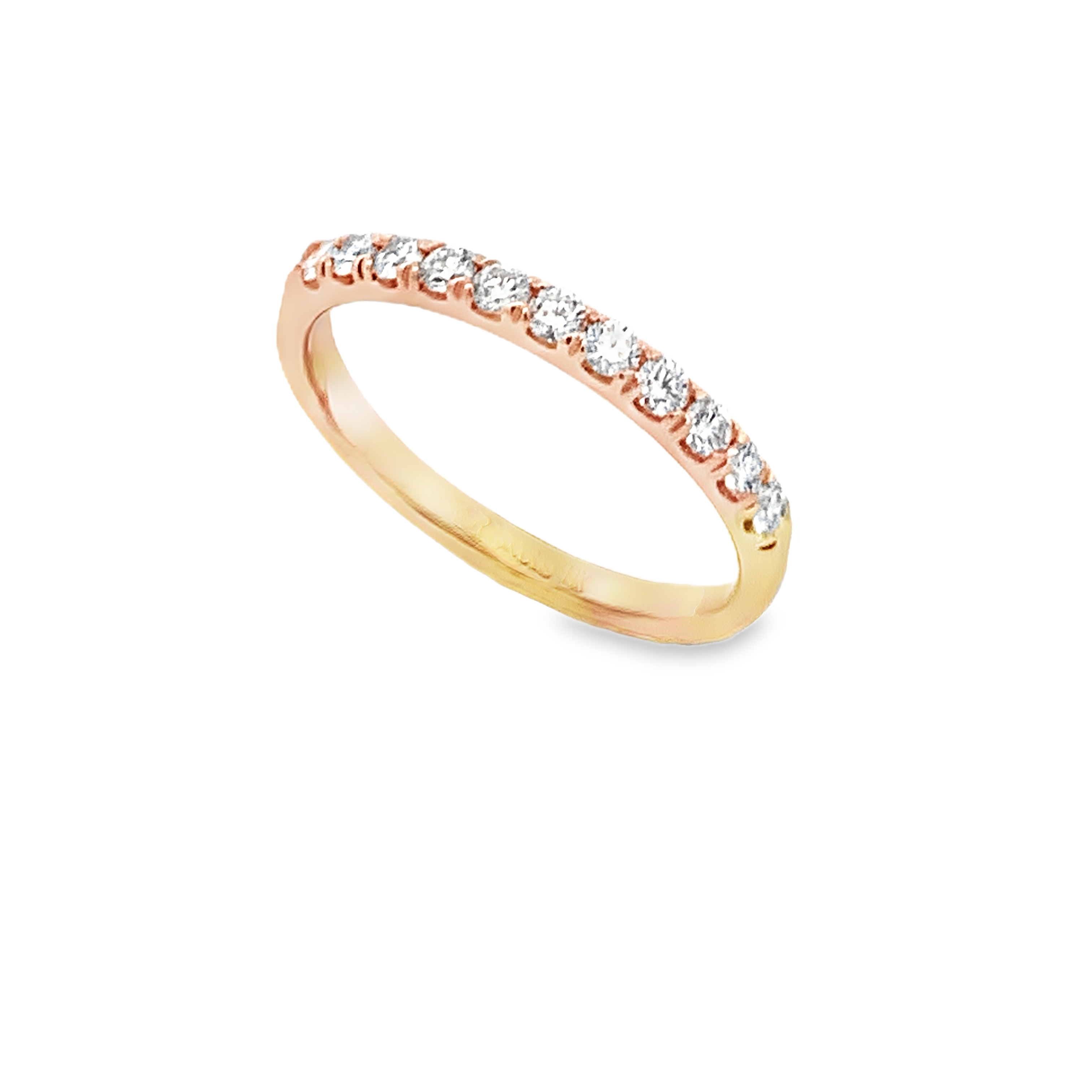 Romanza 14K Yellow Gold Diamond Anniversary Band