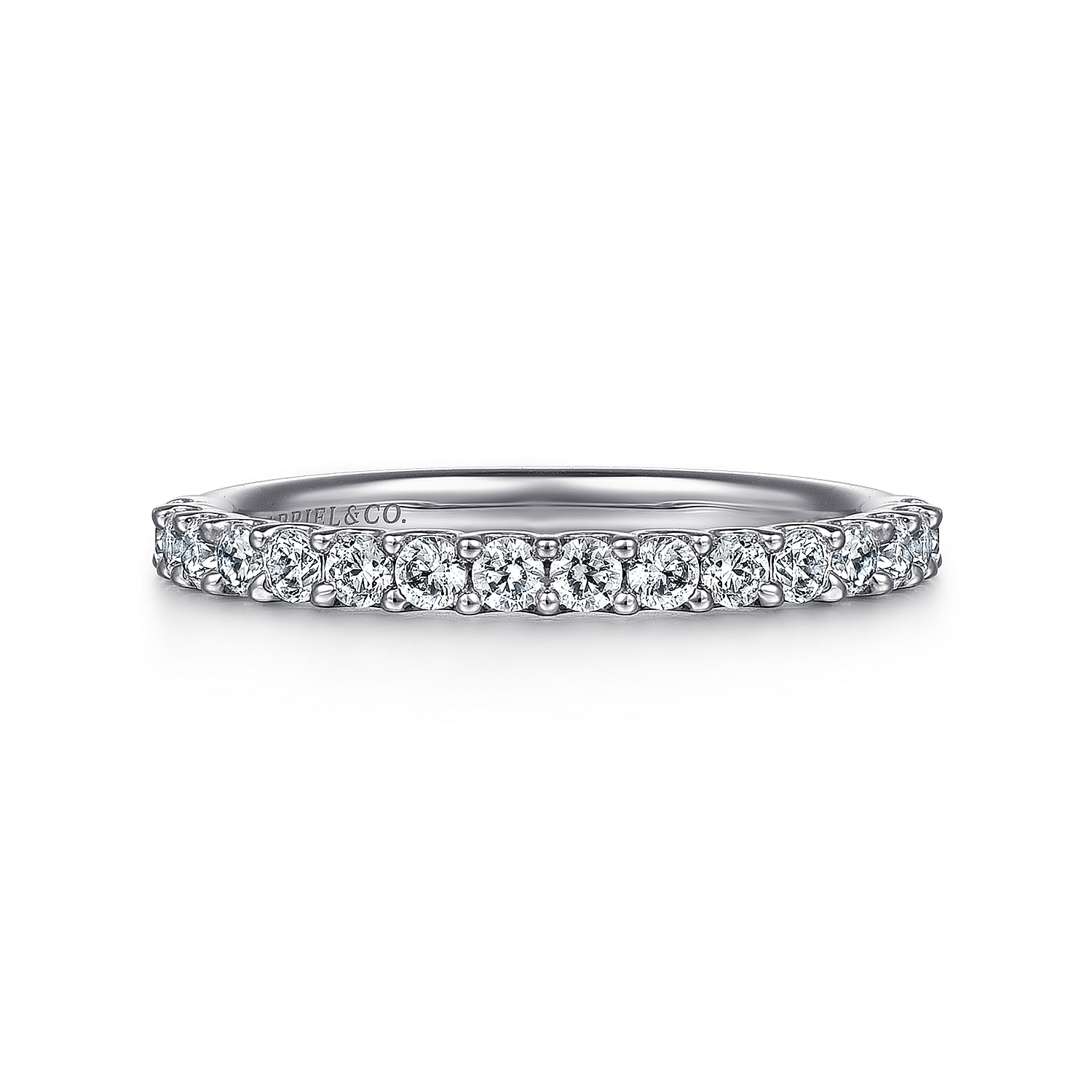 Gabriel & Co.14K White Gold Diamond Anniversary Band