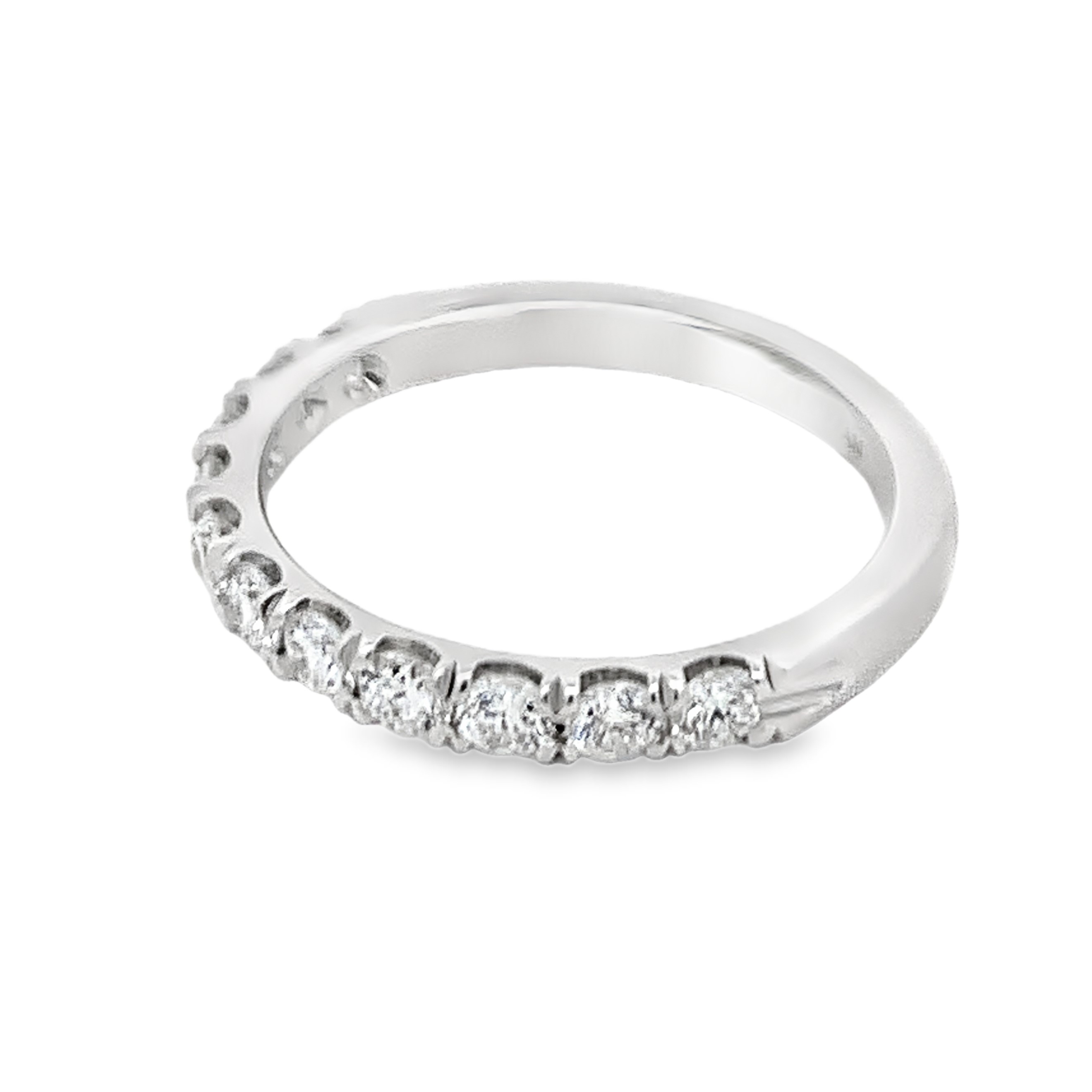 Romanza 14K White Gold Half Anniversary Band