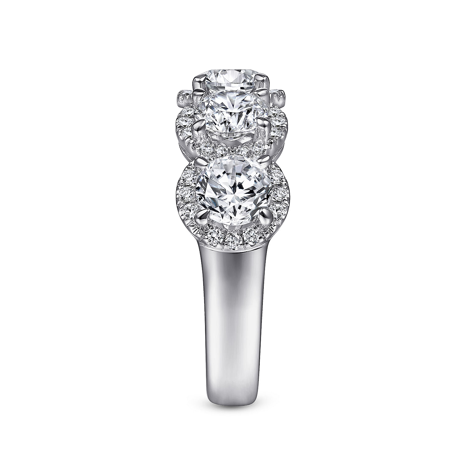 Gabriel & Co.14K White Gold Diamond Anniversary Band