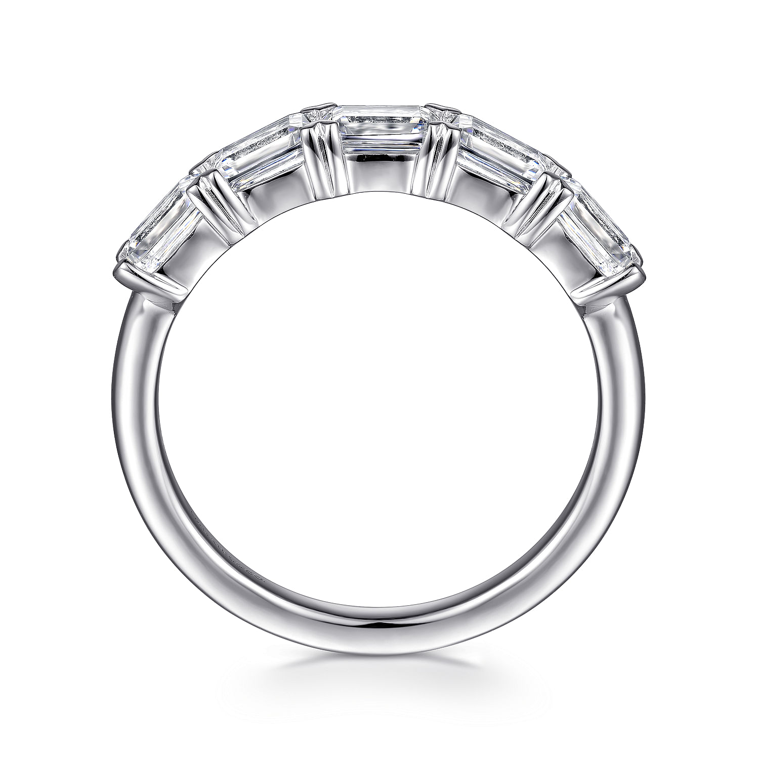 Gabriel & Co. 14K White Gold Diamond Anniversary Band