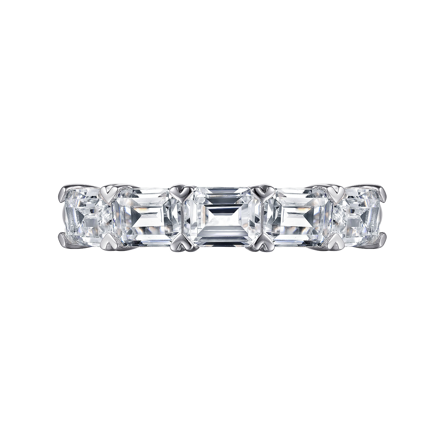 Gabriel & Co. 14K White Gold Diamond Anniversary Band