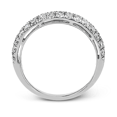 Simon G. 18K White Gold Pave Diamond Anniversary Band