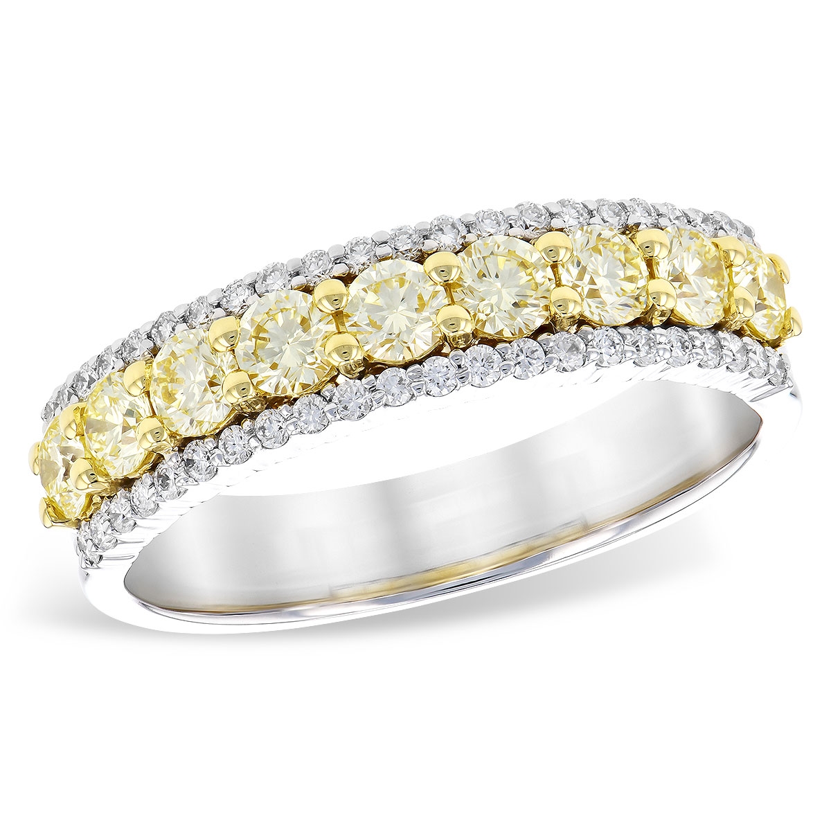 Allison Kaufman 14K Two-Tone Yellow Diamond Ring