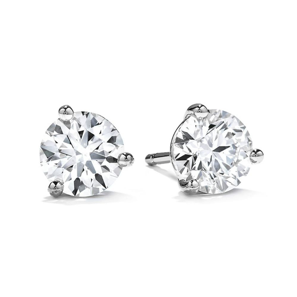 Hearts on Fire 18K White Gold Diamond Studs