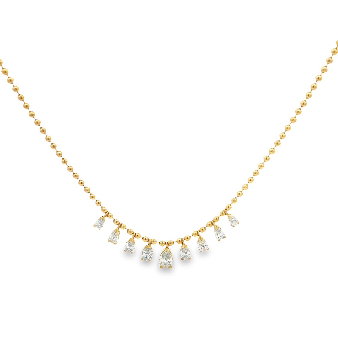 Norman Silverman 18K Yellow Gold Drip Necklace