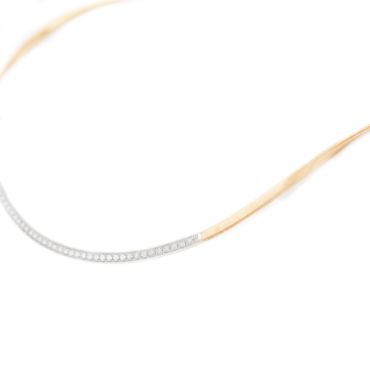 Marco Bicego 18K Two-Tone Diamond Marrakech Collar Necklace