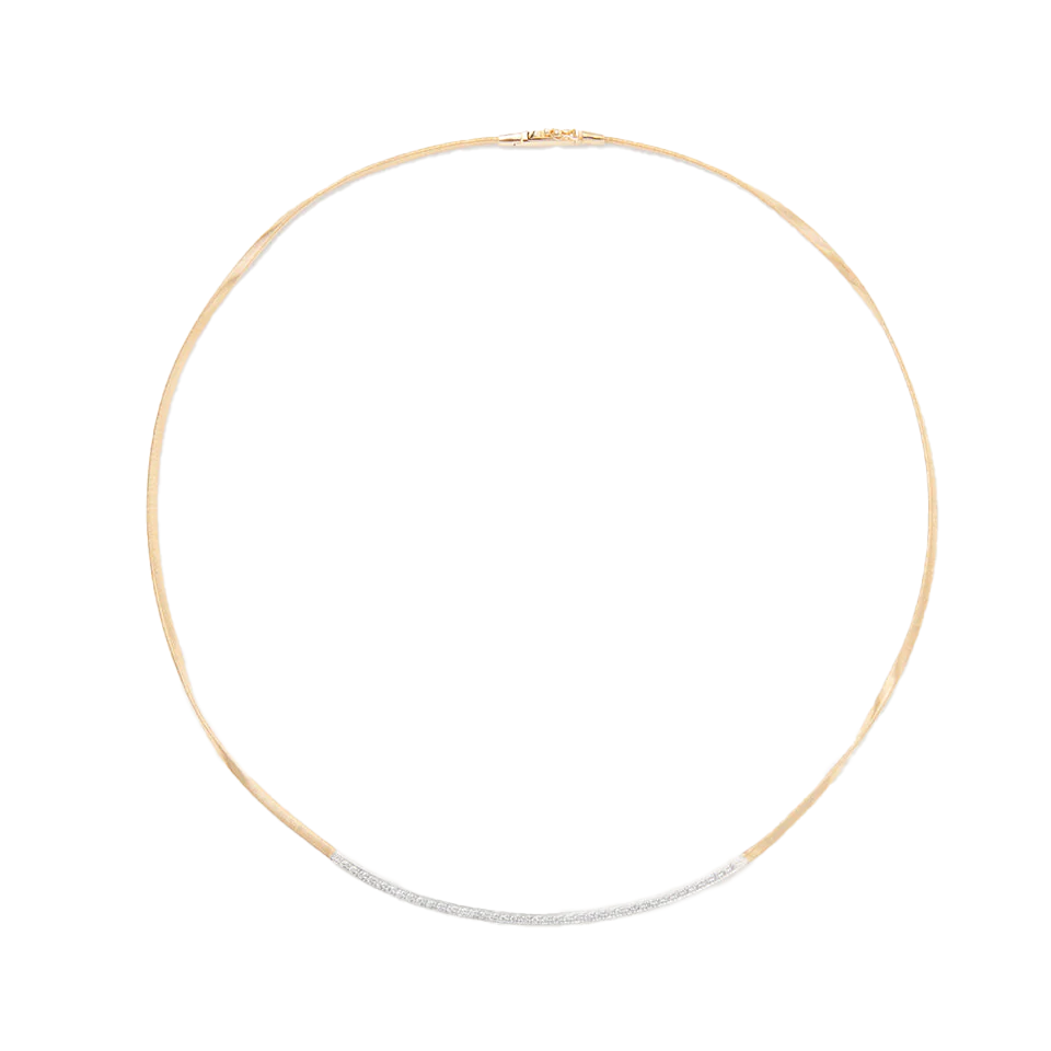 Marco Bicego 18K Two-Tone Diamond Marrakech Collar Necklace