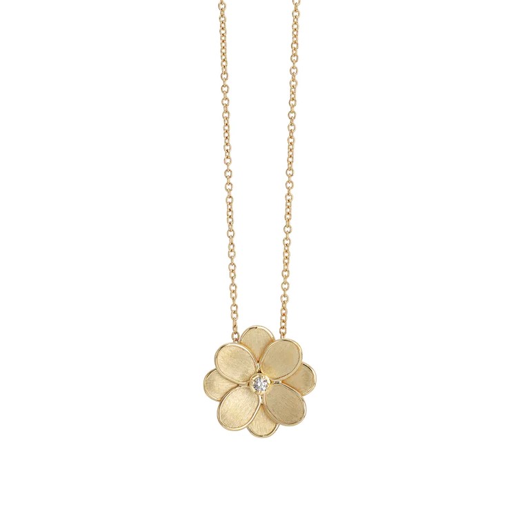 Marco Bicego 18K Yellow Gold Petali Flower Pendant