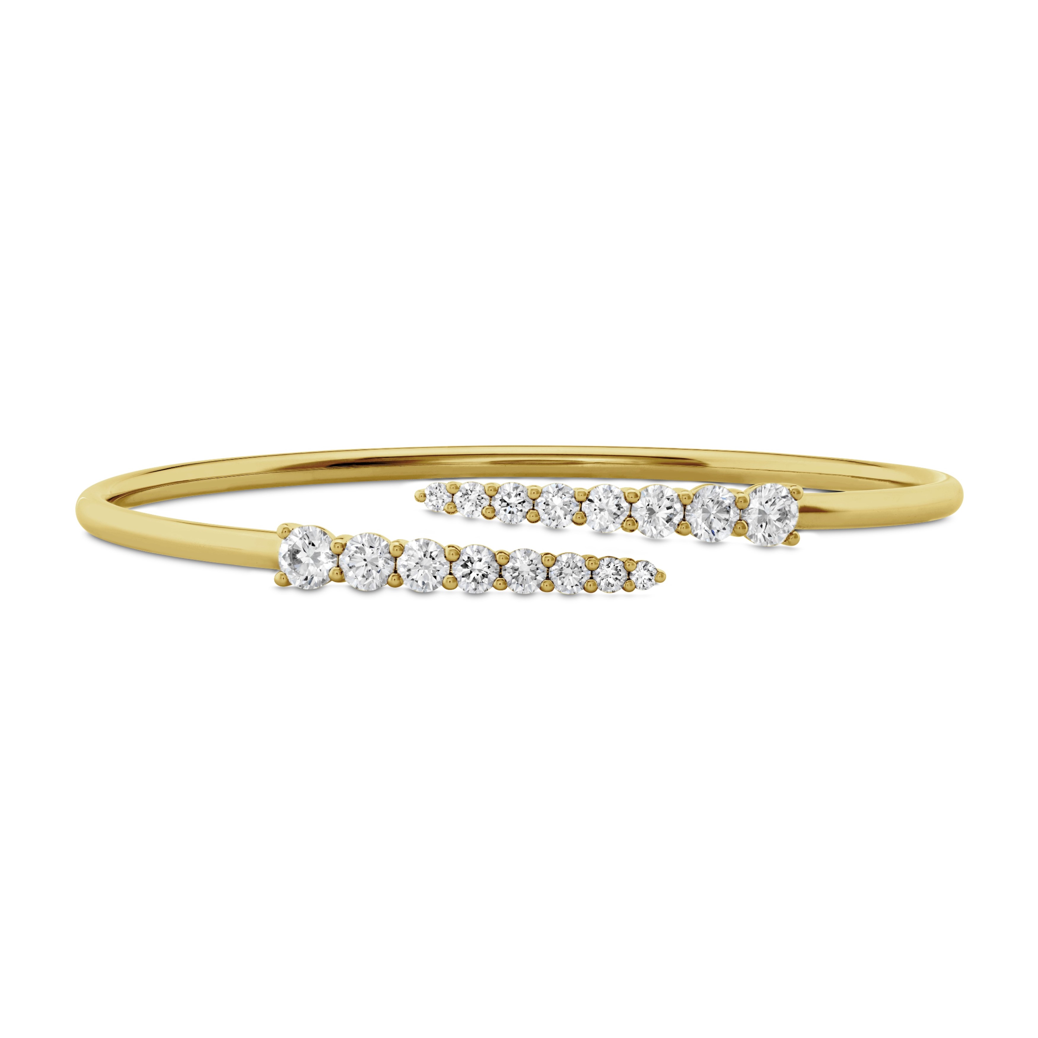 Memoire 18K Yellow Gold Diamond Wrap Bracelet