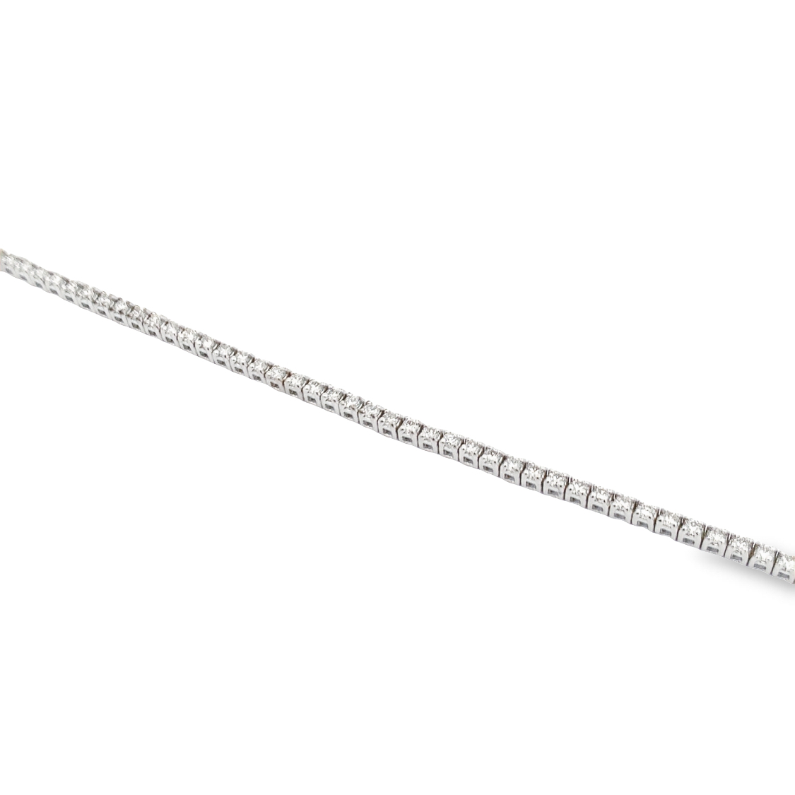 14K White Gold 1 Carat Diamond Tennis Bracelet