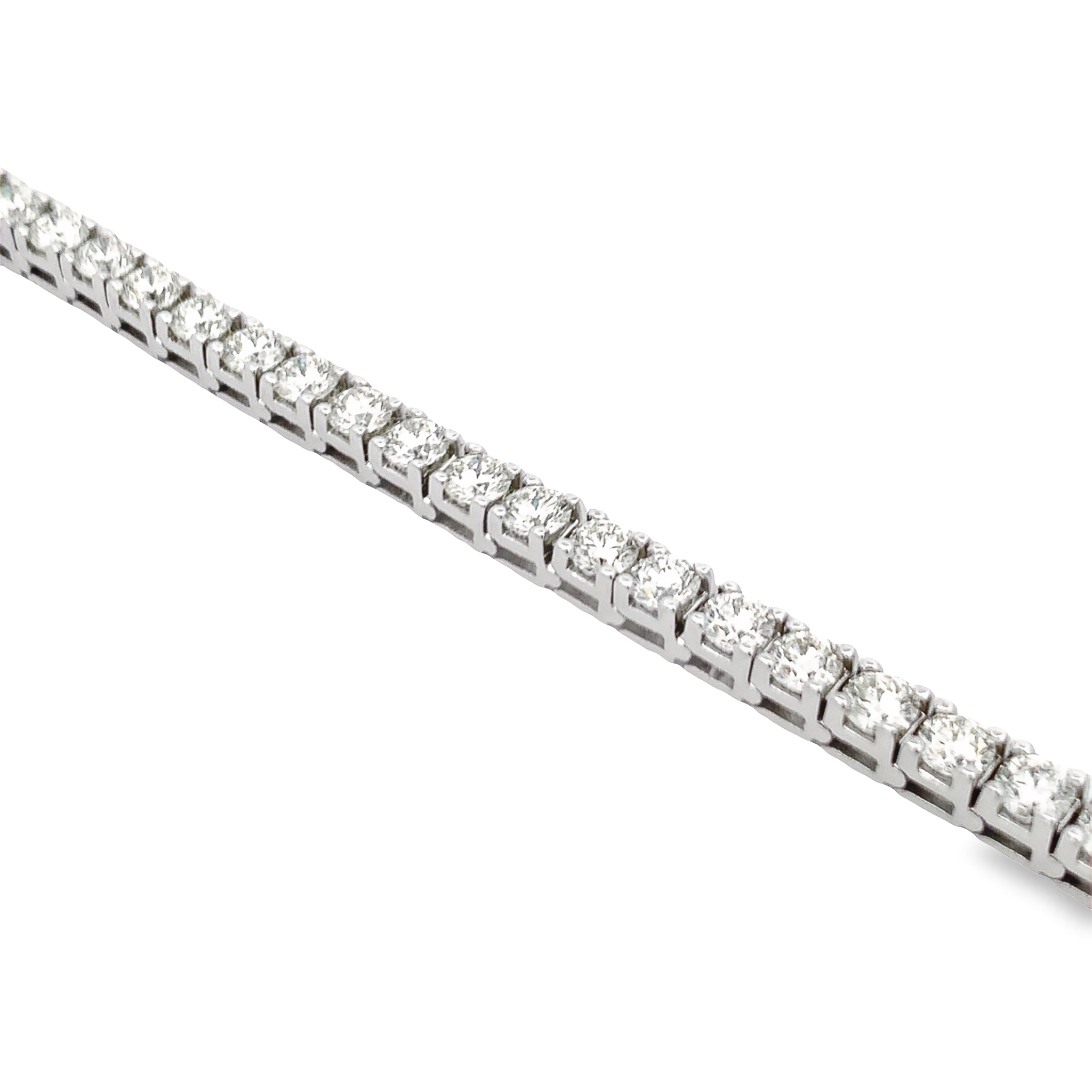 Platinum 8.23ct Diamond Tennis Bracelet