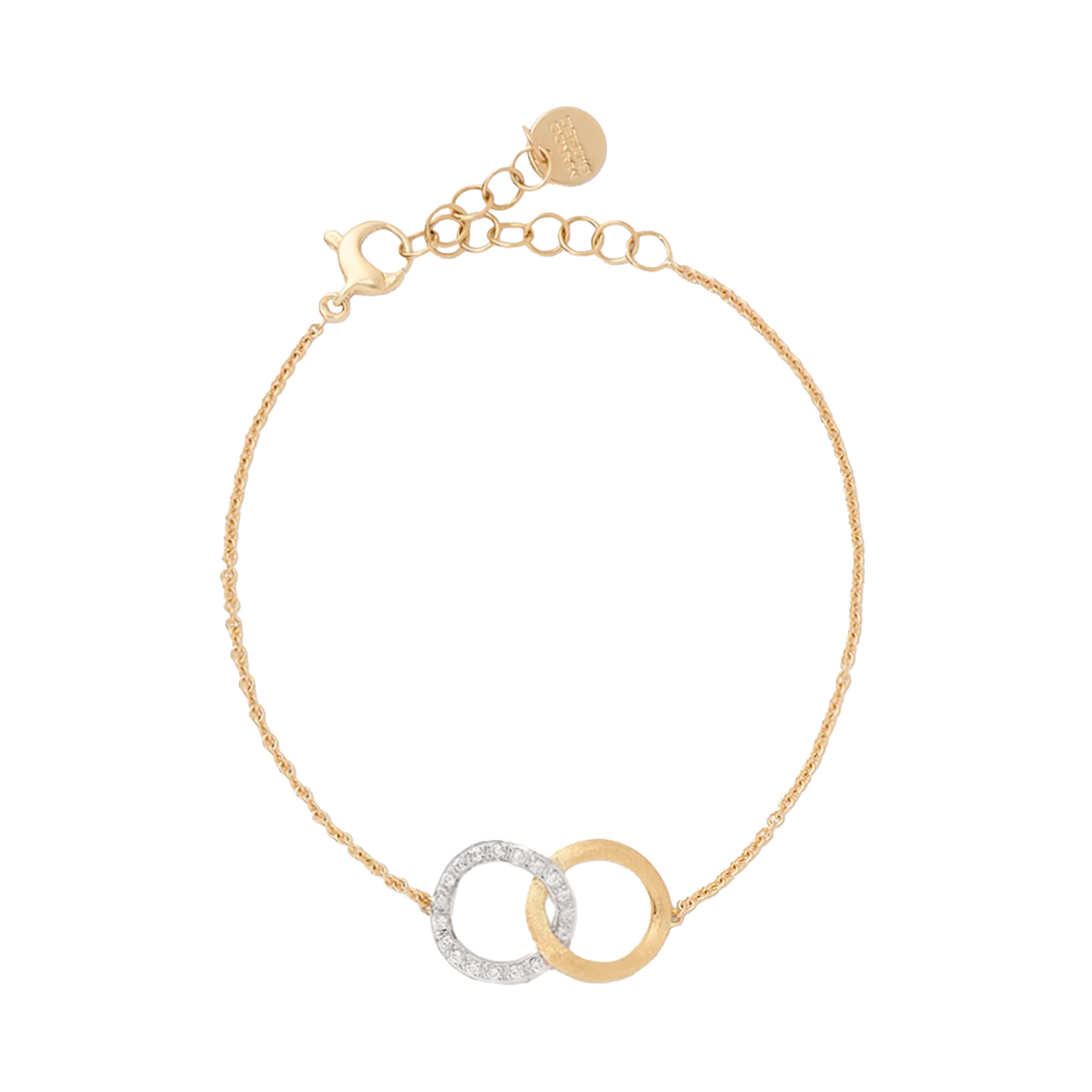 Marco Bicego 18K Two-Tone Jaipur Link Diamond Infinity Bracelet