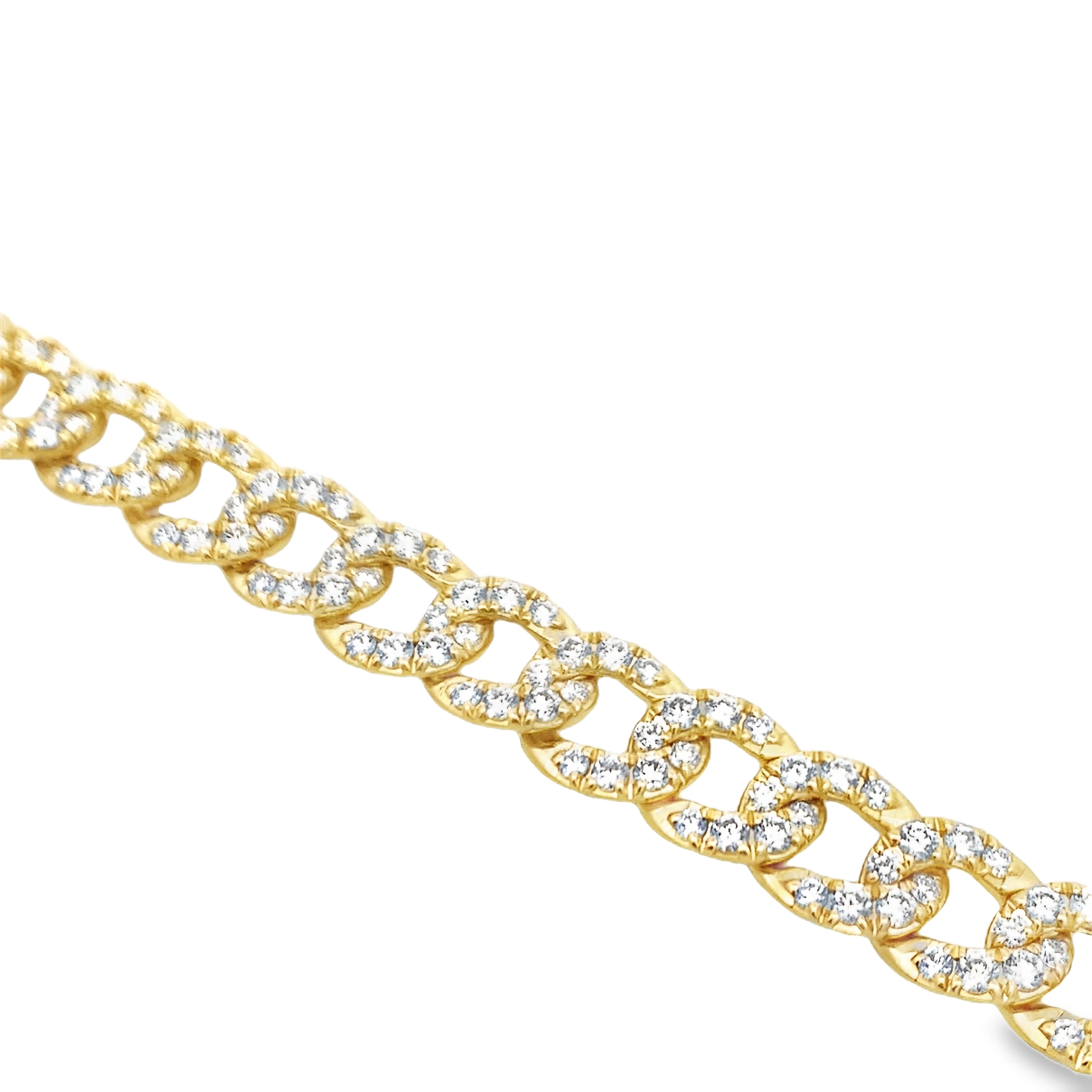 Simon G. 18K Yellow Gold Diamond Chain Bracelet