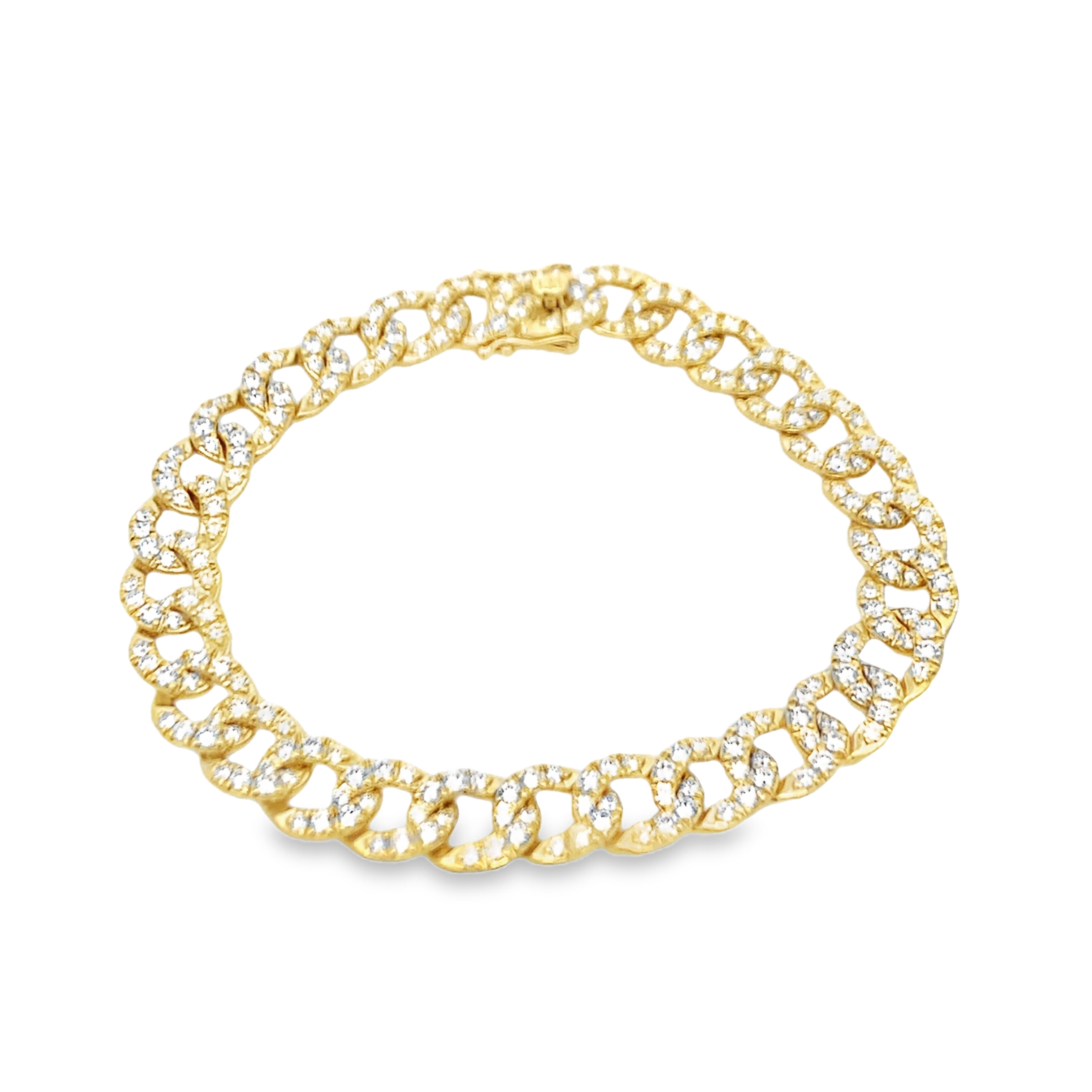 Simon G. 18K Yellow Gold Diamond Chain Bracelet