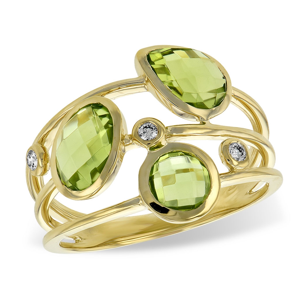 Allison Kaufman 14K Yellow Gold Peridot Ring