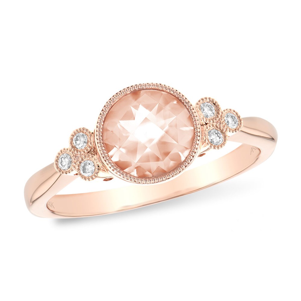 Allison Kaufman 14K Rose Gold Morganite Ring