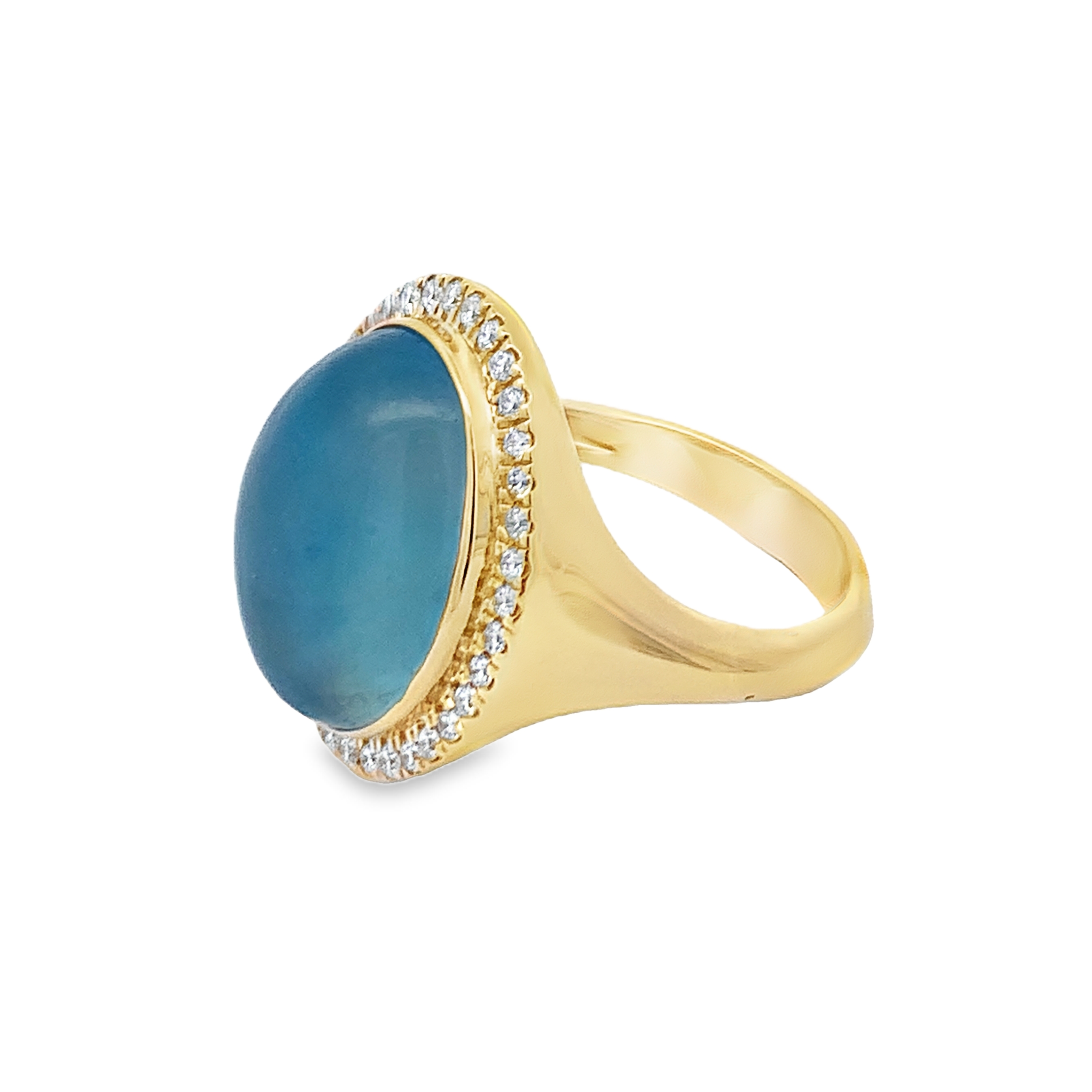 Rudolf Friedmann 14K Yellow Gold Aquamarine Ring