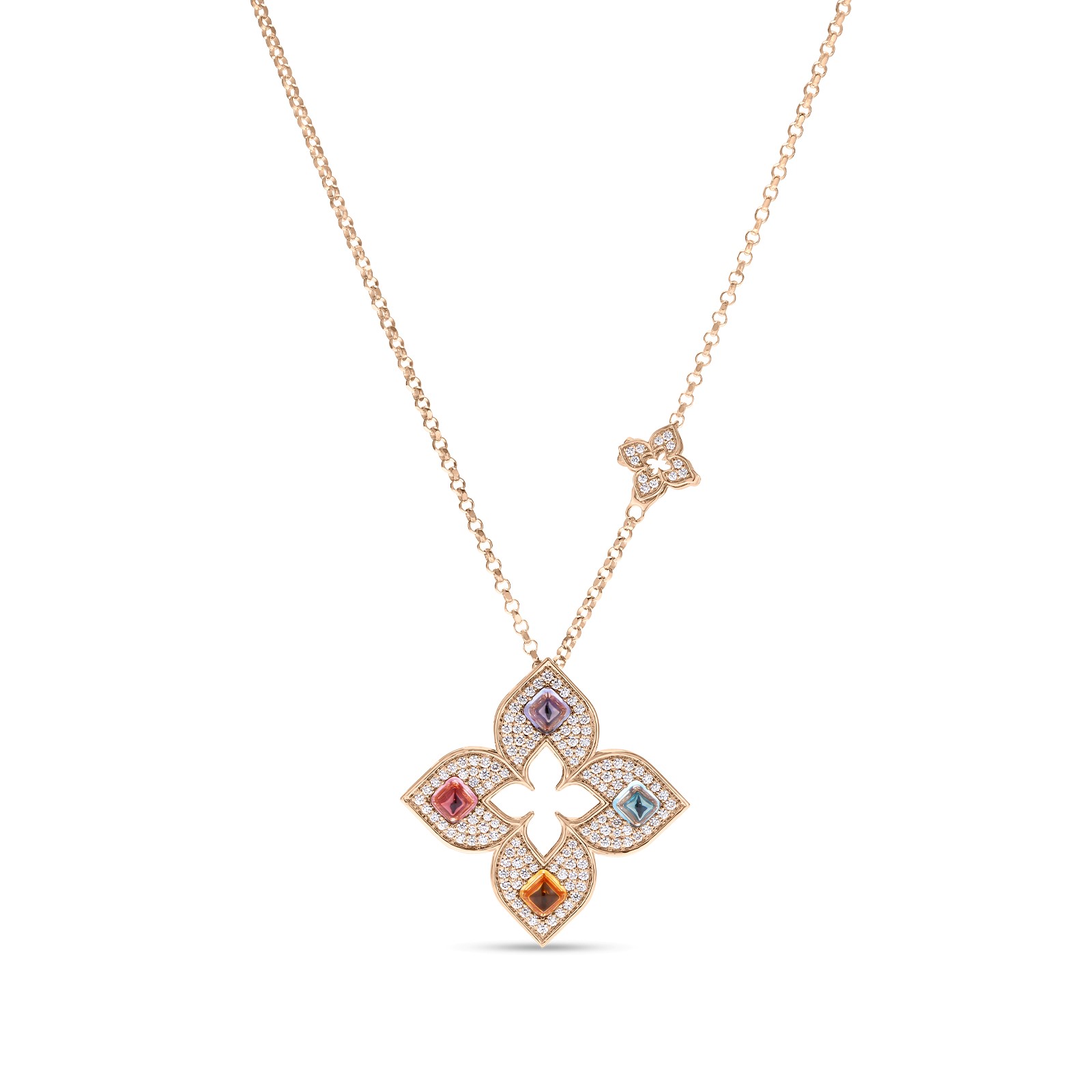 Roberto Coin 18K Rose Gold Venetian Princess Gemstone Pendant