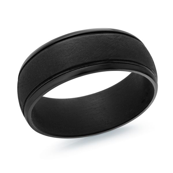 MALO Black Tantalum Wedding Band