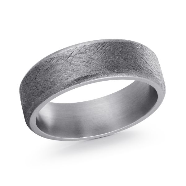 MALO Tantalum Brushed Wedding Band