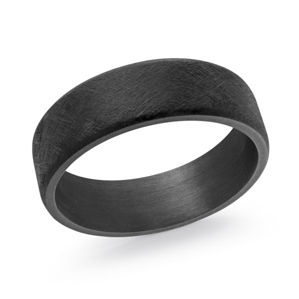 MALO Black Tantalum Wedding Band